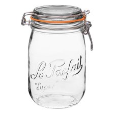 similar high quality glass pantry organization jars